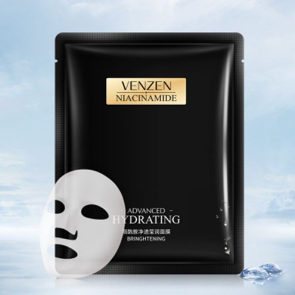 VENZEN brightening mask with niacinamide - intensive rejuvenation and nutrition